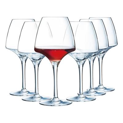 Chef et Sommelier - Collection Open Up - 6 verres à vin 32cl en Cristallin