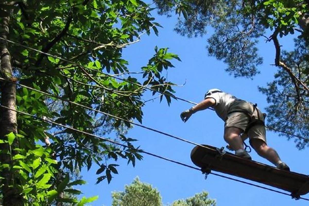 Accrobranche en Skateboard