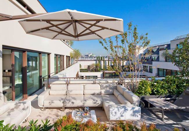 la terrasse extérieure